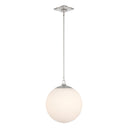 Orly 14'' Polished Nickel Pendant