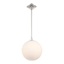 Orly 14'' Polished Nickel Pendant