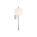 Rachel 8'' Polished Nickel Sconce