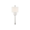 Rachel 8'' Polished Nickel Sconce