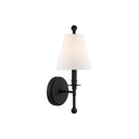 Riverdale 6'' Black Forged Sconce