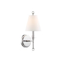 Riverdale 6'' Polished Nickel Sconce
