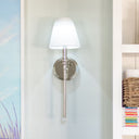 Riverdale 6'' Polished Nickel Sconce