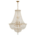 Roslyn 28'' Aged Brass Chandelier