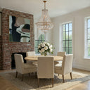 Roslyn 28'' Aged Brass Chandelier
