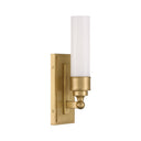 Wilcox 4.75'' LED Aged Brass Sconce