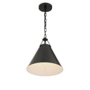 Xavier 12'' Matte Black Pendant