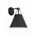 Xavier 10'' Matte Black Sconce