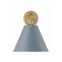 Xavier 10'' Vibrant Gold + Blue Sconce