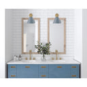 Xavier 10'' Vibrant Gold + Blue Sconce