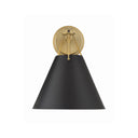 Xavier 10'' Vibrant Gold Sconce