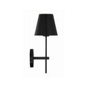 Xavier 6'' Matte Black Sconce