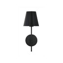 Xavier 6'' Matte Black Sconce