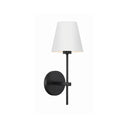 Xavier 6'' Matte Black Sconce