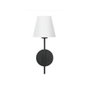 Xavier 6'' Matte Black Sconce