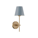 Xavier 6'' Vibrant Gold + Blue Sconce