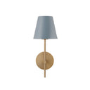 Xavier 6'' Vibrant Gold + Blue Sconce