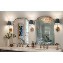 Xavier 6'' Vibrant Gold + Blue Sconce