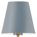 Xavier 46'' Vibrant Gold + Blue Linear Chandelier