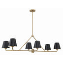 Xavier 46'' Vibrant Gold Linear Chandelier