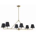 Xavier 46'' Vibrant Gold Linear Chandelier