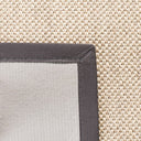 Natural Fiber Sisal Rug - Marble / Dark Grey