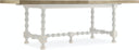 Ciao Bella 84" Trestle Table with Two 18" Leaves - Natural/Gray