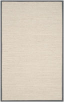 Natural Fiber Sisal Rug - Marble / Dark Grey