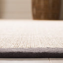 Natural Fiber Sisal Rug - Marble / Dark Grey