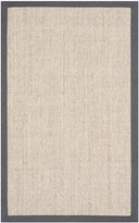 Natural Fiber Sisal Rug - Marble / Grey