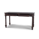 Console Desk w/ Barley Twist Leg in Cocoa