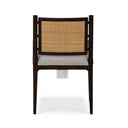 Milano Dining w/ Upholstered Seat & Rattan Back
