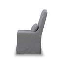 Sierra Slipcovered Dining Chair w/ Castors