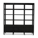 Westminster Large Linen Wrapped Concave Shelving Unit