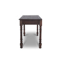 Console Desk w/ Barley Twist Leg in Cocoa