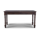 Console Desk w/ Barley Twist Leg in Cocoa