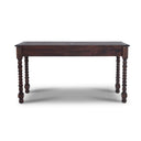 Console Desk w/ Barley Twist Leg in Cocoa