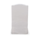 Sierra Slipcovered Dining Chair w/ Castors w/ Arctic White Performance Fabric