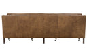 Madeline 90" Cocoa Leather Sofa