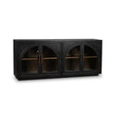 Vannes 4 Door Sideboard w/ Glass Shelves