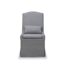 Sierra Slipcovered Dining Chair w/ Castors