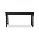 Console Desk w/ Barley Twist Leg in Batavia Black